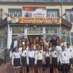 Открытие баннера ,посвященному Василию Спиридоновичу Гольцову.
