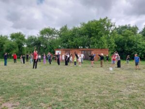 Девятый день в школьном лагере "Сыны Отечества"