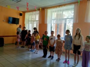 Второй день в школьном лагере «Сыны Отечества ».